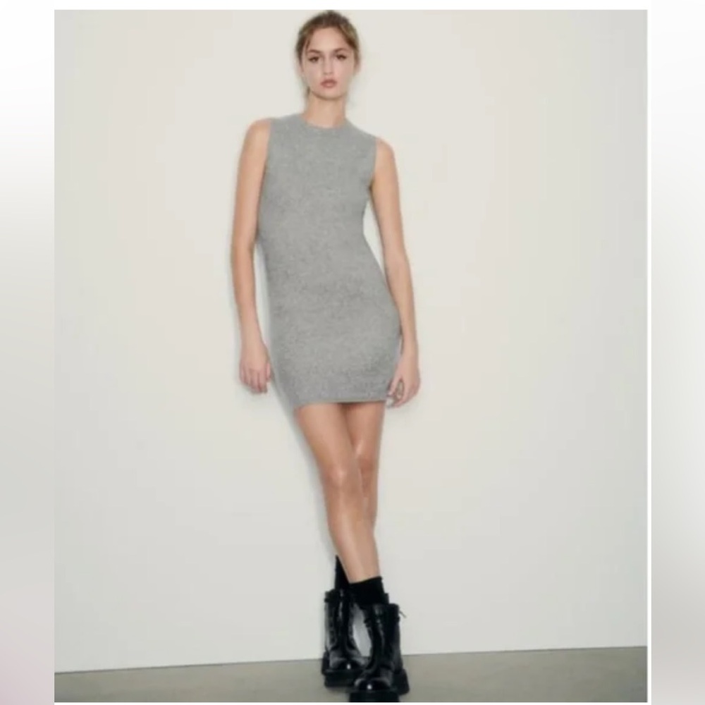 Zara Sleeveless Sweater Dress